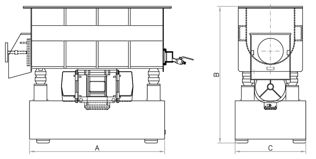 Allma - alma giussano vibratore rettangolare serie AL 1